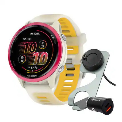 100% LIGHT SAT 01 START STOP 21 UP 10 48 VO2 10 LAP FDR RUNNER DOWN BACK 8:47p I GARMIN K KRATOS