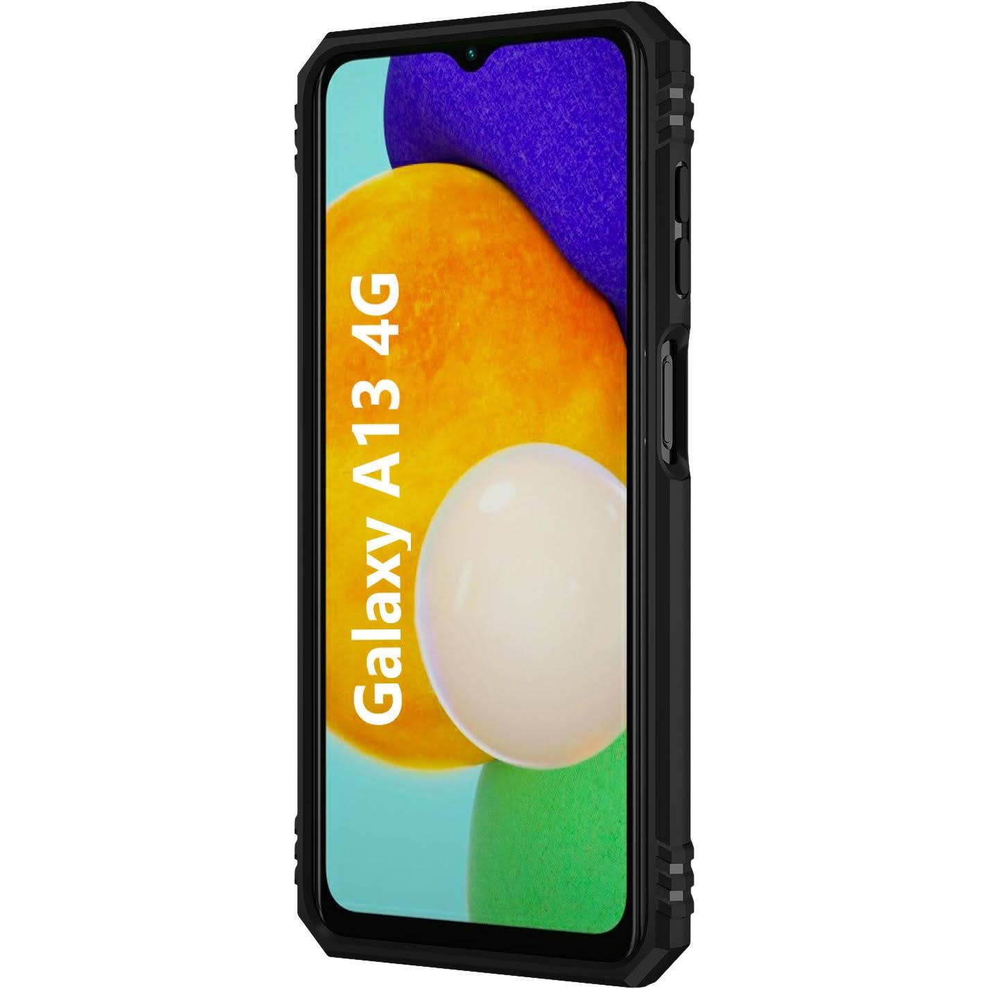 Alt View 11. SaharaCase - Military Kickstand Series Case for Samsung Galaxy A13 4G and A13 LTE - Black.