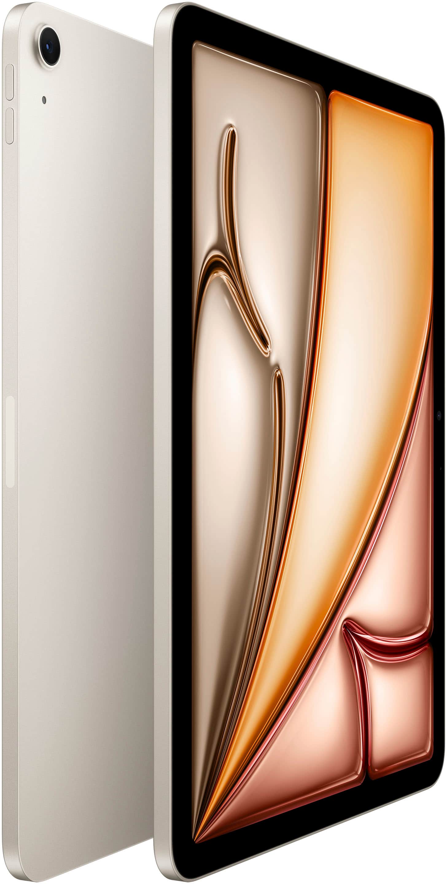 Left. Apple - iPad Air 11 inch M2 (2024) A2902 (WiFi) 128GB - Starlight.