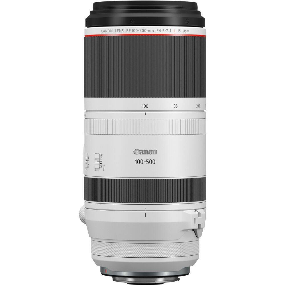 CANON LENS RF100-500mm F4.5-7.1 L IS USM  
100  
135  
200  
FULL 00  
3m-  
Canon 100-500