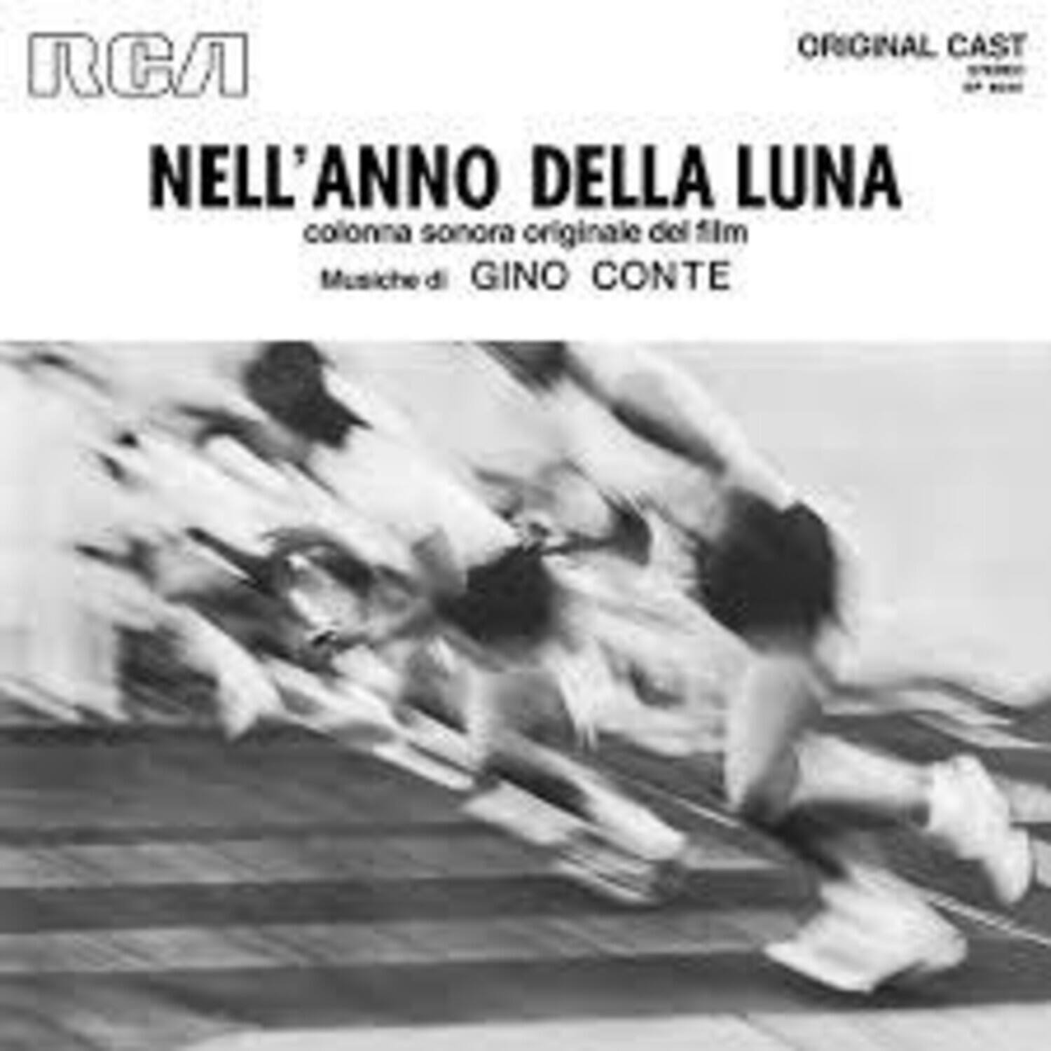 RCA  
NELL'ANNO DELLA LUNA  
colonna sonora originale del film  
Musiche di GINO CONTE  

ORIGINAL CAST