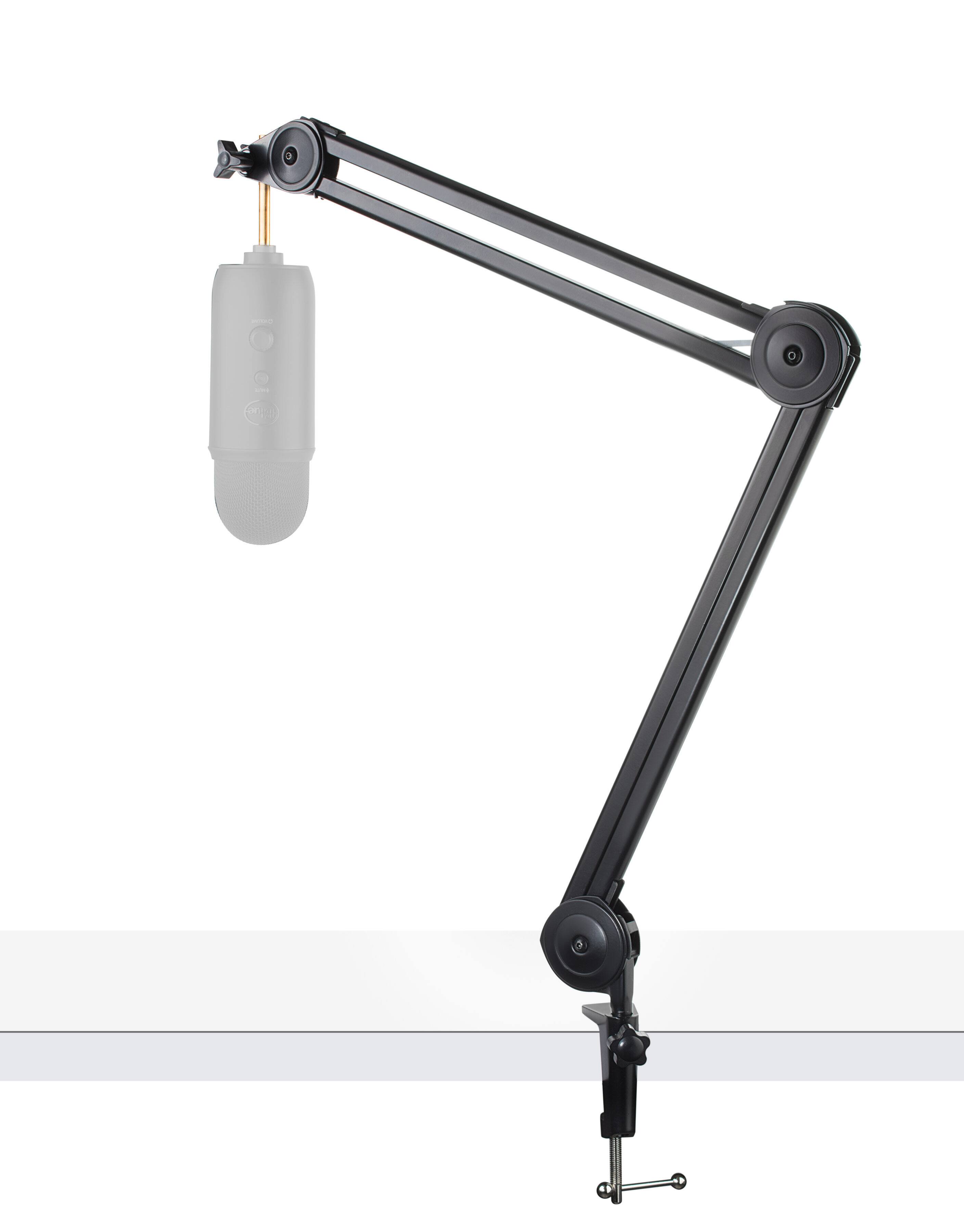 Left. Knox - Knox Gear 30-inch Microphone Desktop Boom Arm (Black).