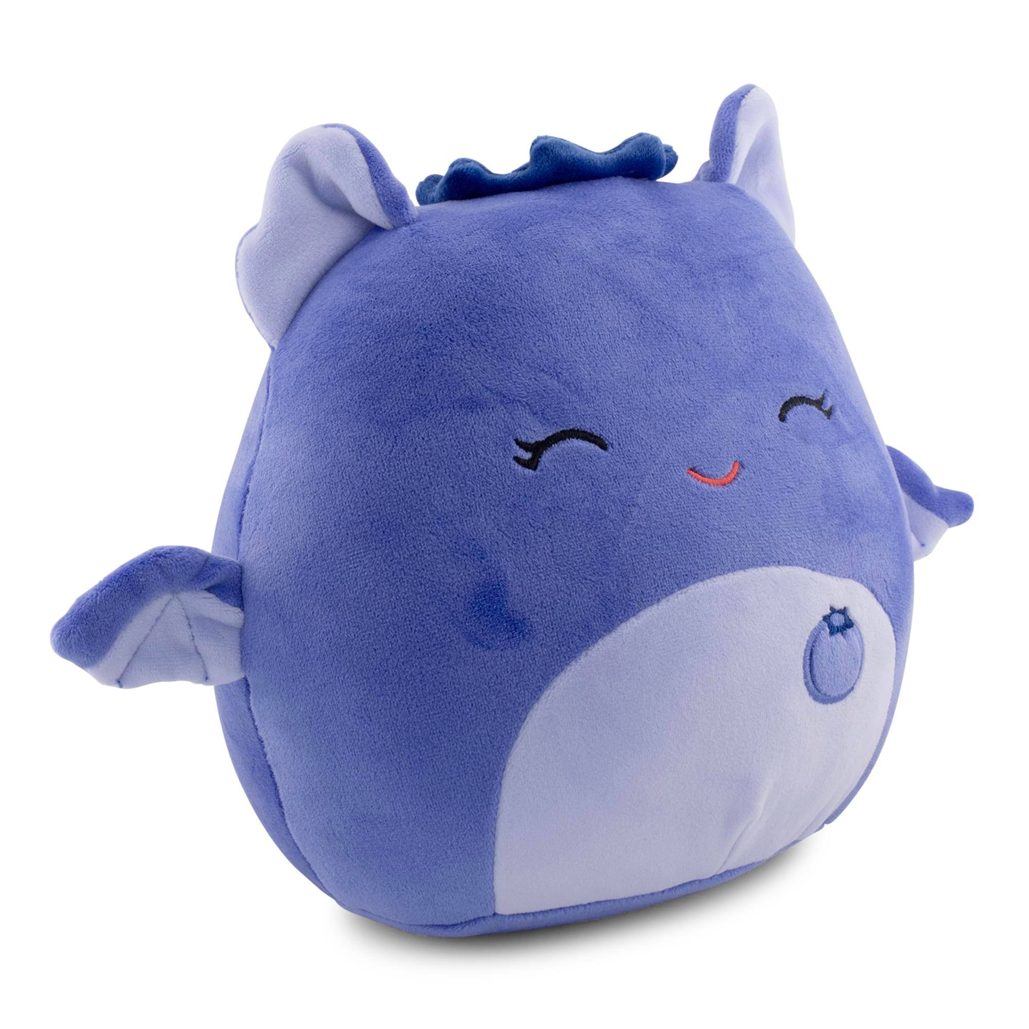 Alt View 10. Kellytoy - Squishmallows Fruit Hybrid Squad 8 Inch Plush | Bessie The Blueberry Bat - Blue.