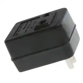 Stock Preferred - Universal Voltage Converter Adapter 50W Travel Plug Power Converter - Black