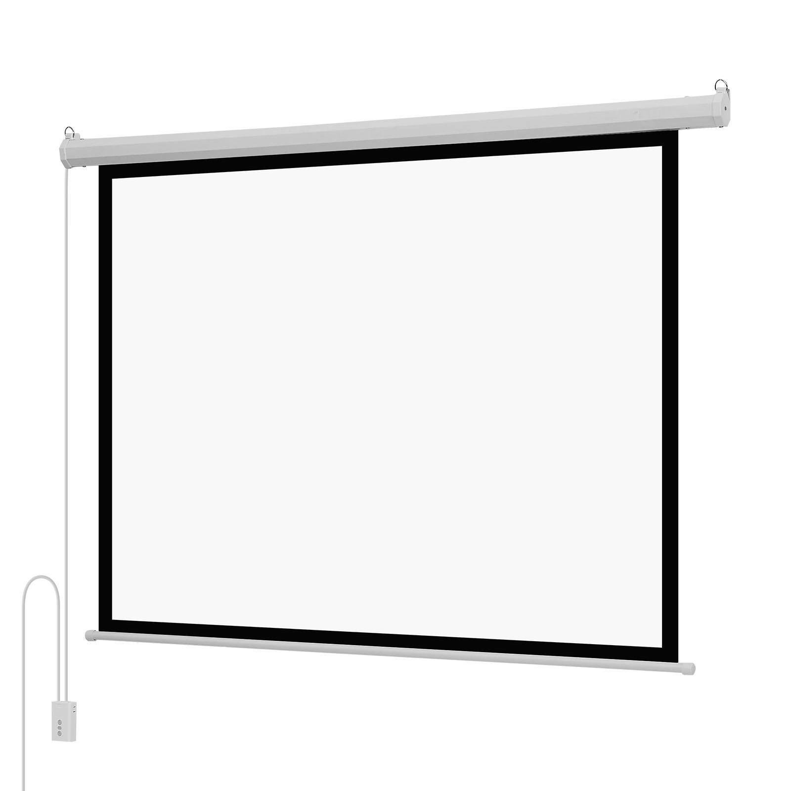 Alt View 9. Glintex - 72" Motorized Projector Screen 4:3 1080P HD Electric Wall Mount Remote Control.