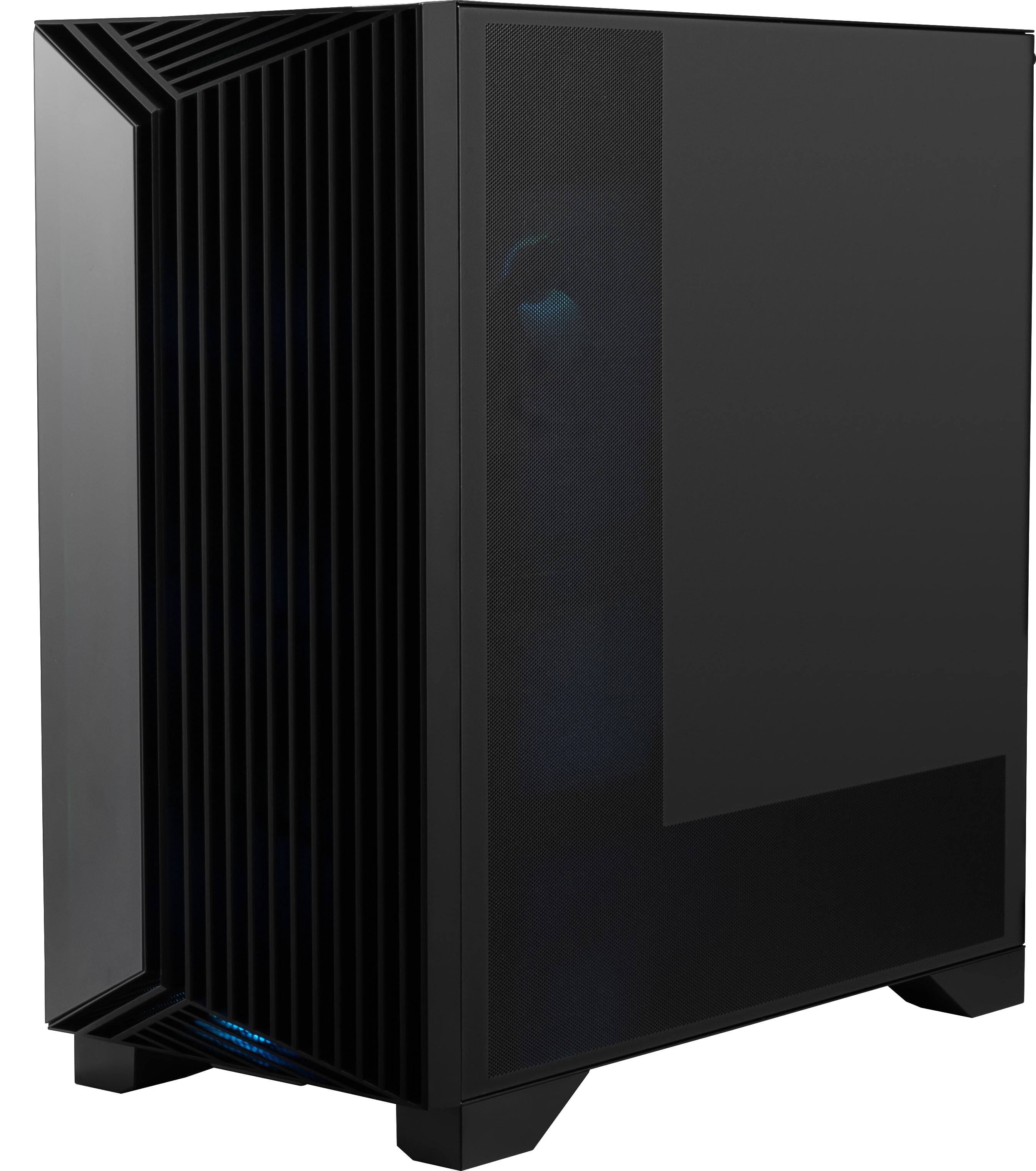 Left. MSI - Aegis RS2 Gaming Desktop - Intel i7-14700KF - 32GB Memory - NVIDIA GeForce RTX 5070 - 2TB SSD - Black - Black.