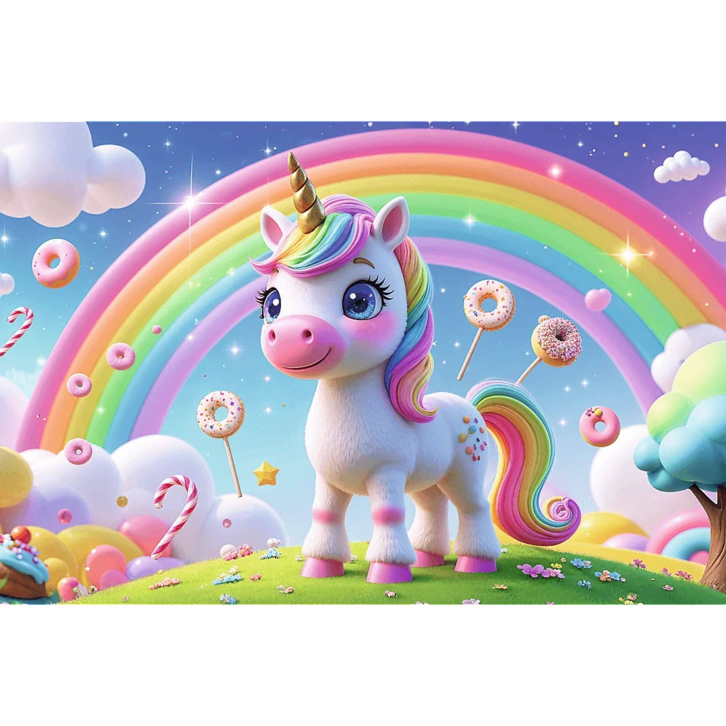 Alt View 2. Trefl - Trefl Kids Treflik Laurel - Candy's World 60 Piece Puzzle - Multicolor.