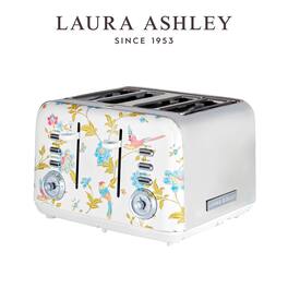 Laura Ashley - 4-Slice Toaster - White