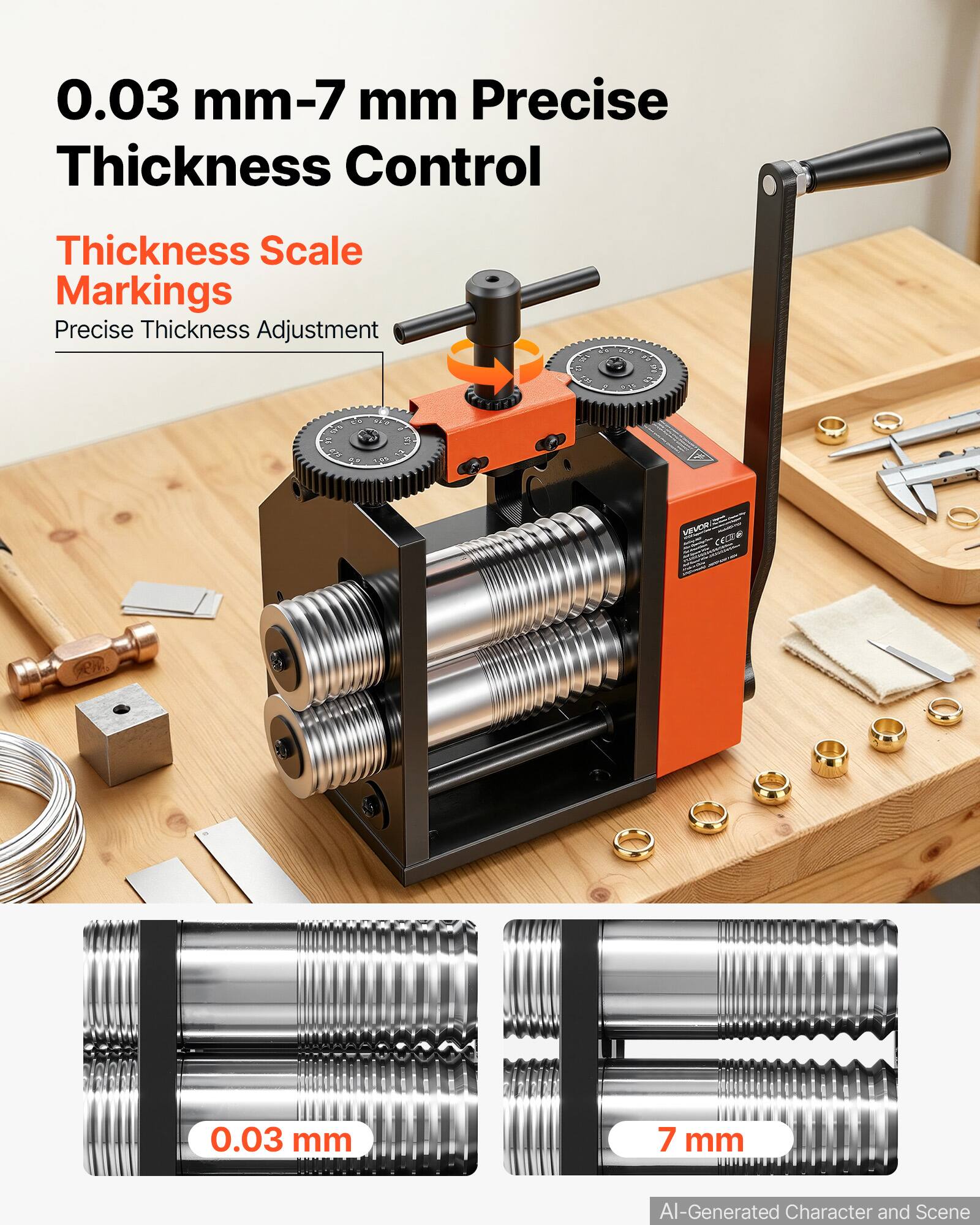 0.03 mm-7 mm Precise Thickness Control

Thickness Scale Markings
Precise Thickness Adjustment

0.03 mm
7 mm

AI-Generated Character and Scene