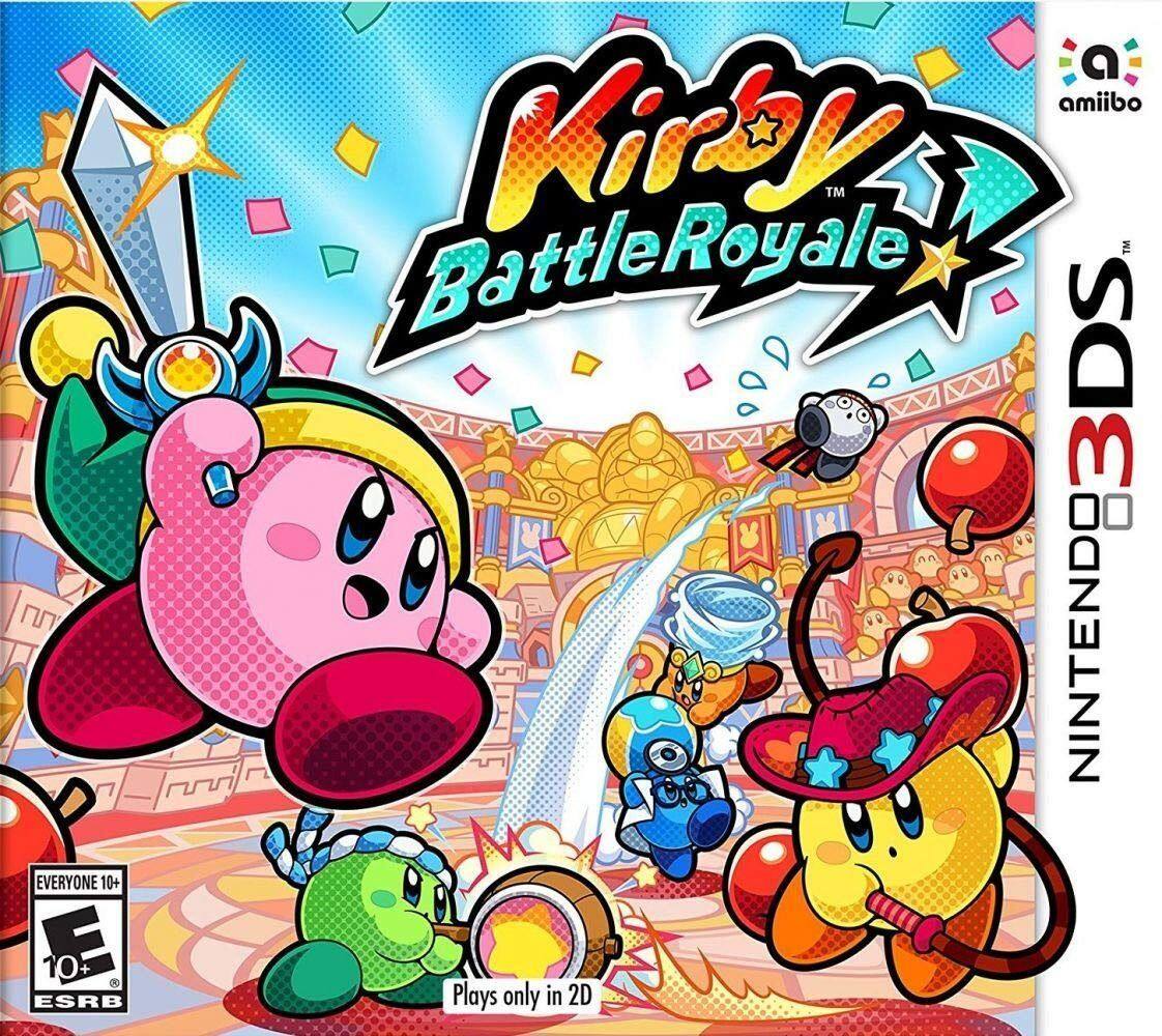 - **Title:** Kirby Battle Royale
- **Platform:** Nintendo 3DS
- **Rating:** ESRB - Everyone 10+
- **Features:** amiibo
- **Note:** Plays only in 2D