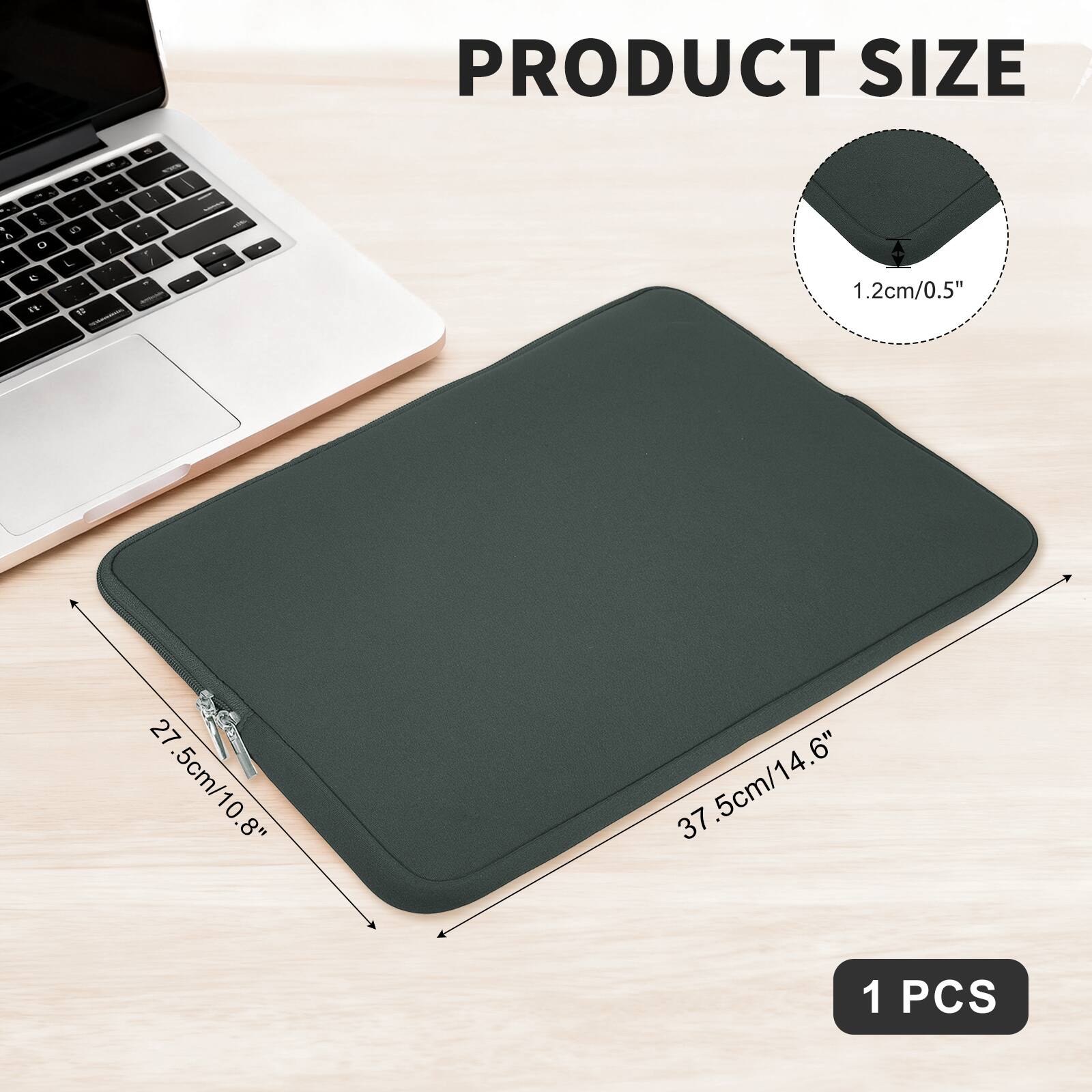 PRODUCT SIZE

- 1.2cm/0.5"
- 27.5cm/10.8"
- 37.5cm/14.6"

1 PCS