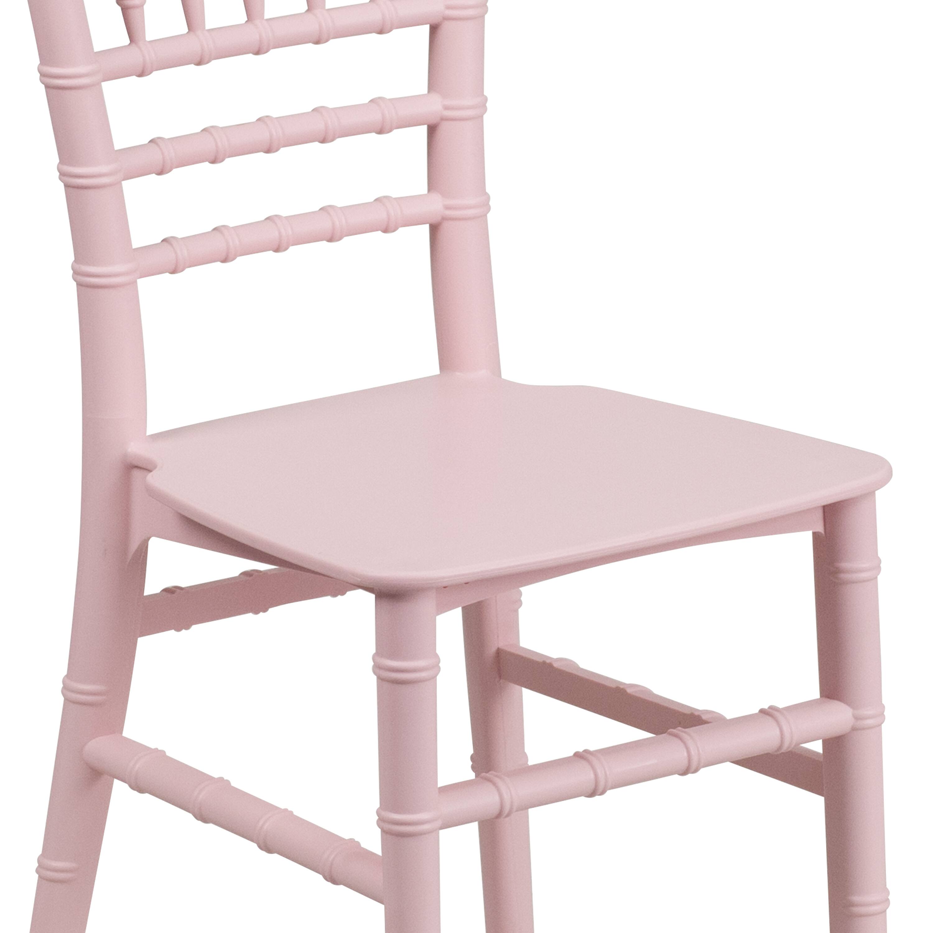 Alt View 9. Emma + Oliver - Child’s All Occasion Resin Chiavari Chair for Home or Home Based Rental Business - Pink.