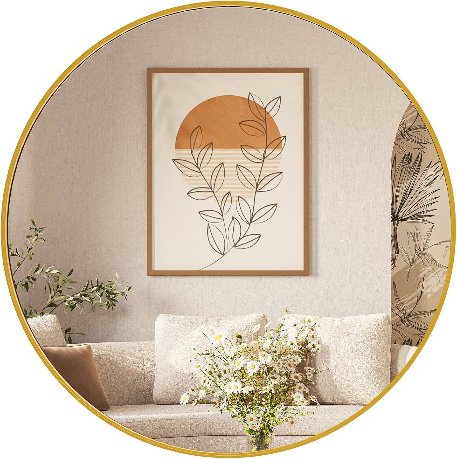 Classical Gold 30"L x 30"W Round