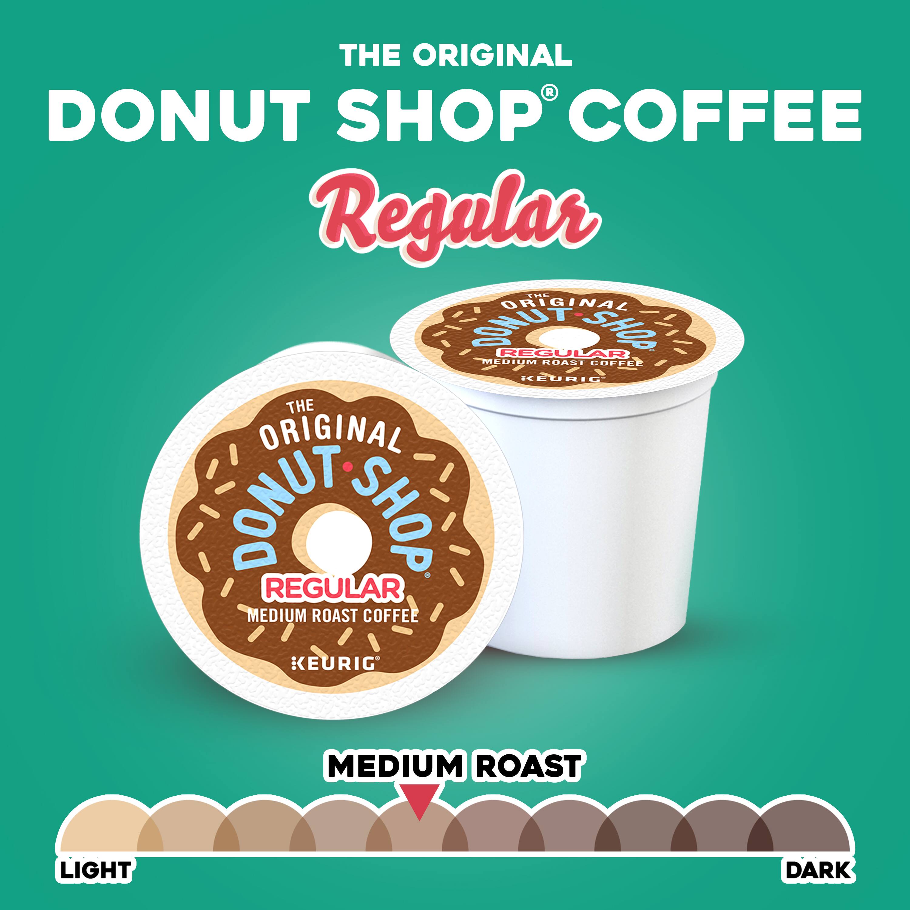 The Original Donut Shop Regular Medium Roast Coffee Keurig.