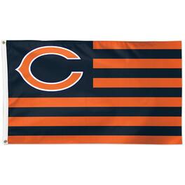 WinCraft - Chicago Bears 3' x 5' Americana Stars & Stripes Deluxe Flag - Multicolor