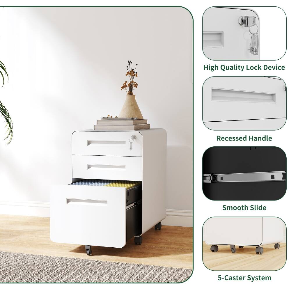 High Quality Lock Device  
Recessed Handle  
Smooth Slide  
5-Caster System