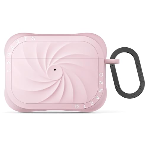 Alt View 2. Ornarto - ORNARTO Vortuxe for AirPods Pro 3 Case and Silicone for iPhone 15 Plus Case in Chalk Pink - Chalk Pink.