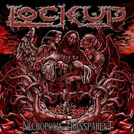 Lock Up - Necropolis Transparent - Red Vinyl - VINYL LP