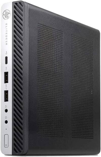 HP EliteDesk 800 G3 mini-desktop-pc, Intel Core i5-6500, 8 GB RAM, 256 GB SSD, US QWERTY toetsenbord, wifi, Bluetooth, Windows 11 Pro (gereviseerd HP EliteDesk 800 G3 mini-desktop-pc, Intel Core i5-6500, 8 GB RAM, 256 GB SSD, US QWERTY toetsenbord, wifi, Bluetooth, Windows 11 Pro (gereviseerd