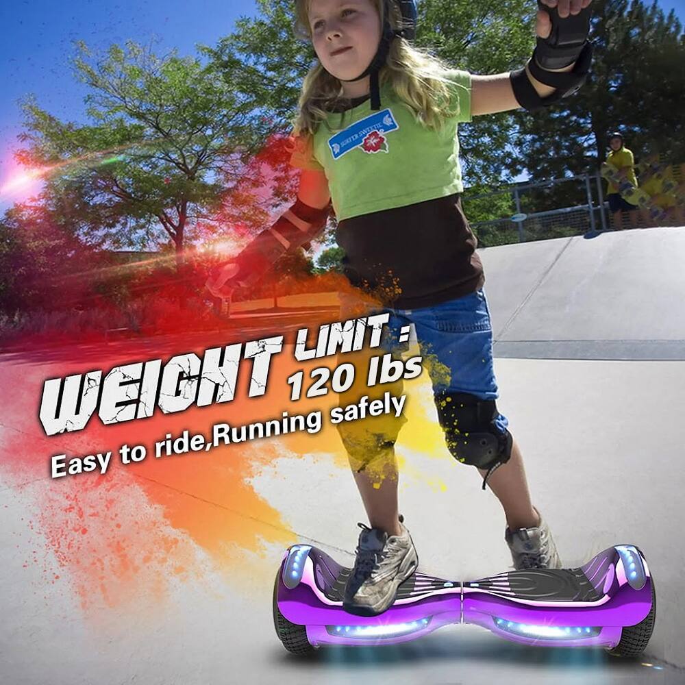 WEIGHT LIMIT: 120 lbs  
Easy to ride, Running safely