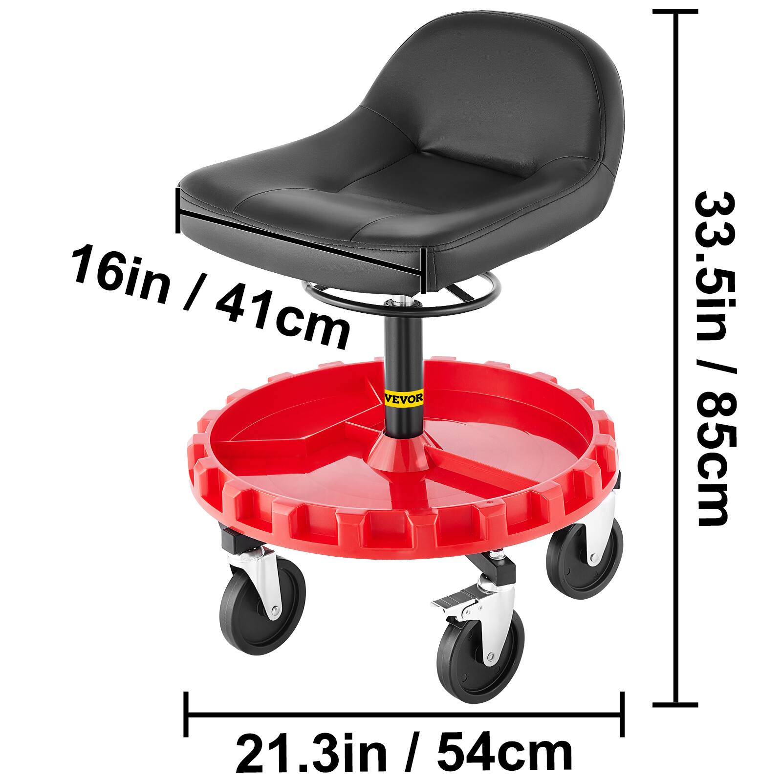 16in / 41cm  
33.5in / 85cm  
21.3in / 54cm