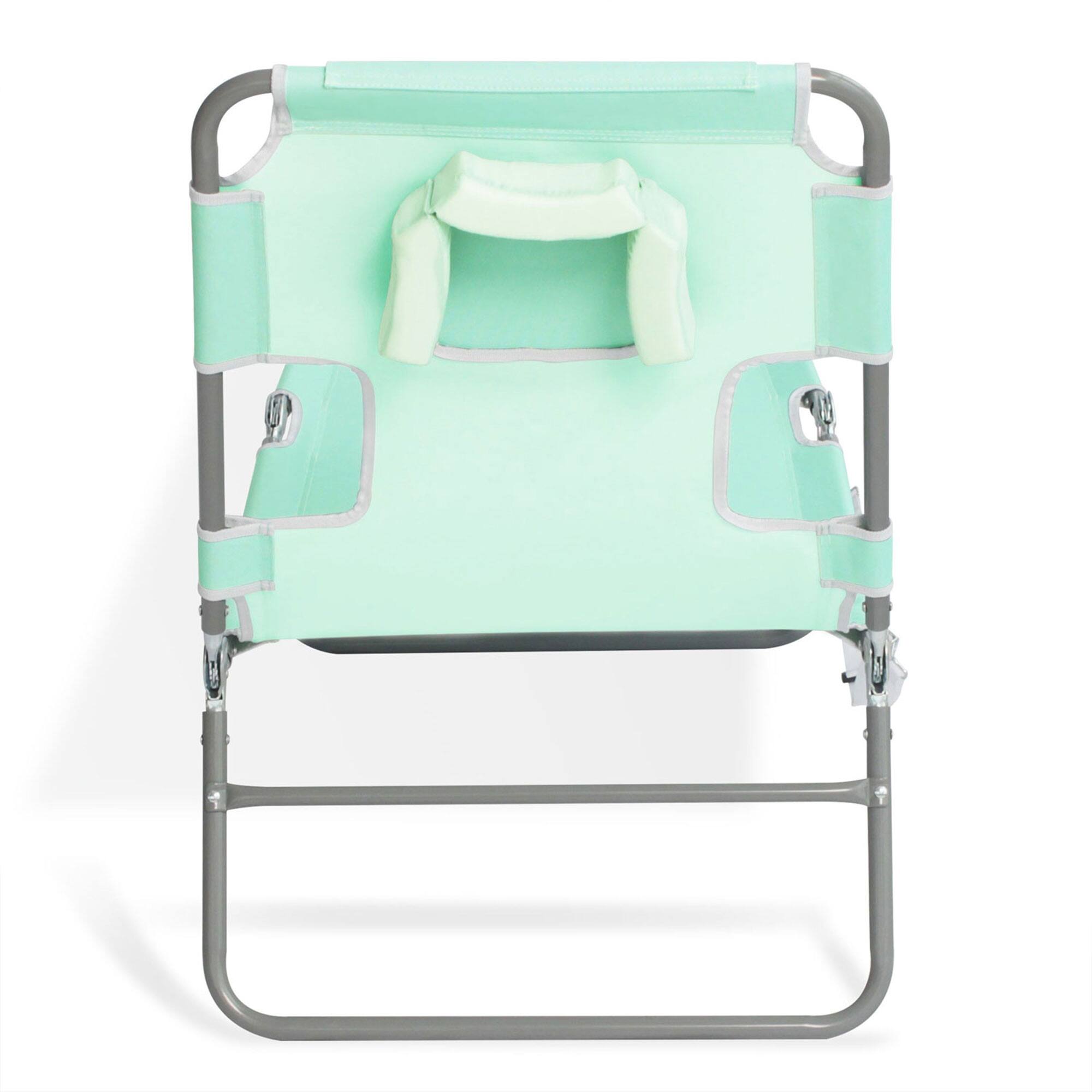 Alt View 6. Ostrich - Ostrich Chaise Lounge Folding Sunbathing Recliner Beach Chair, Teal (4 Pack) - Teal.
