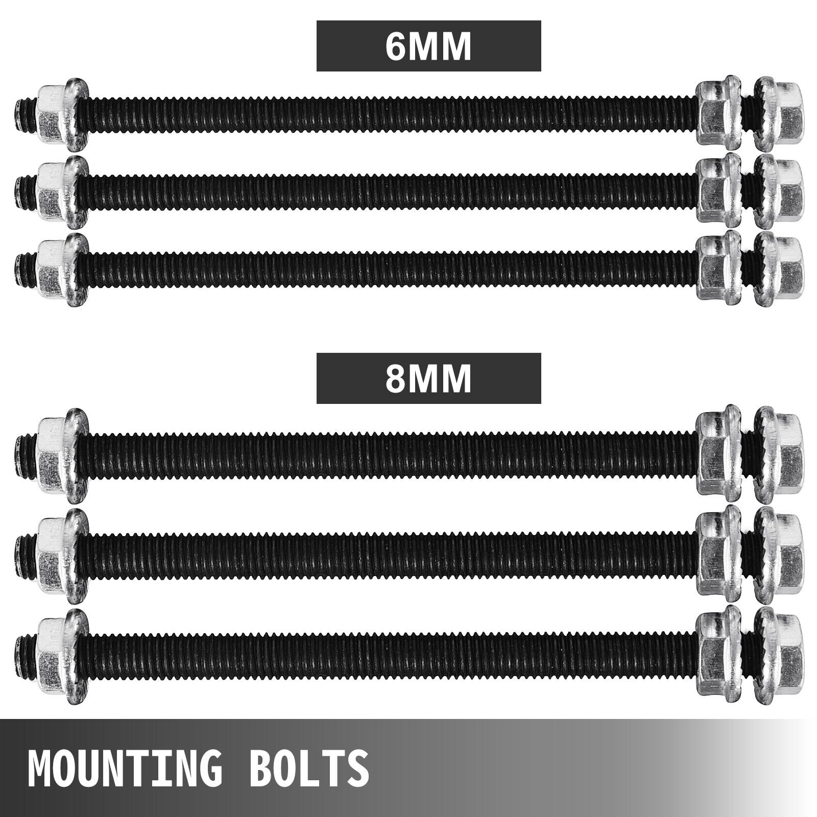 6MM MOUNTING BOLTS  
8MM MOUNTING BOLTS