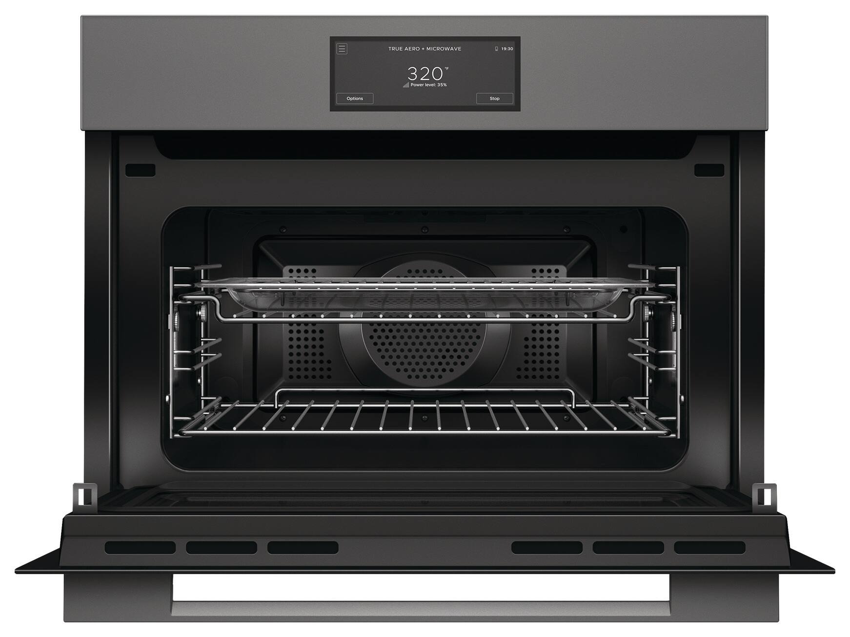 TRUE AERO • MICROWAVE  
320°  
Power level: 35%