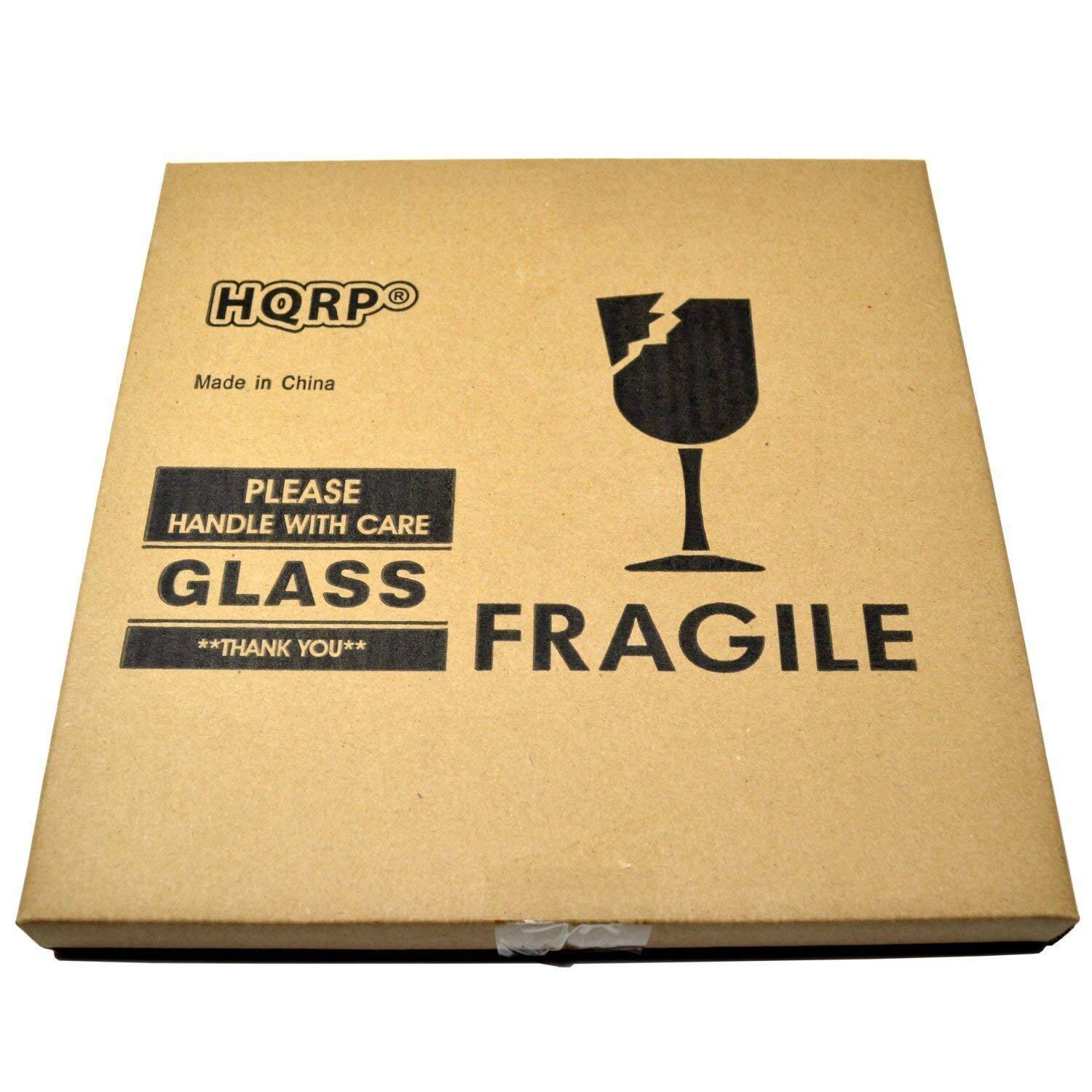 HQRP  
Made in China  
PLEASE HANDLE WITH CARE  
GLASS  
FRAGILE  
**THANK YOU**