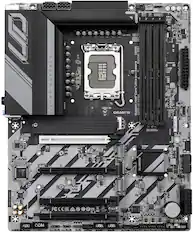 The text on the image is as follows:
"S OPCIEXI DURABLE ULTRA CPU OPT CPU FAN LGA1851 DDRS-A2-FIRS DORS 1851 Socke 6 processors t = Core"Ultra Core Intel WIFI6E an GIGABYTE Support 068Z n CPU I VOLDO GIGABYTE n2 I I ASSEM 000S FUSC 3D NMB 308 CHN 5 1221209 : Ready ErP INCHE FUJA\_SC WoEE on 2000 PC1EX4 PCTEX4\_2 FC C E EAC 44 SAE AUDIO: COM REV.1.0 AUDIO COM ARGB\_VZ SV ARGB\_VZ Fb ED USB SPI\_TPH PM USB USB: USB\_1 HB\_C BIOS L M C"
The text is a mix of various computer components and features, such as the CPU, motherboard, and audio system. It also includes information about the socket type, processor, and memory. The text is likely describing the specifications and features of the computer system depicted in the image.