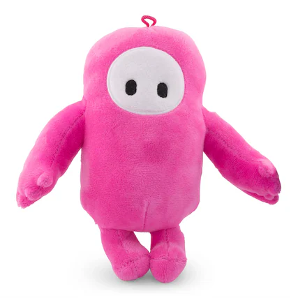Front. Johnny's Toys - Fall Guys 7 Inch Plush | Pink - Pink.