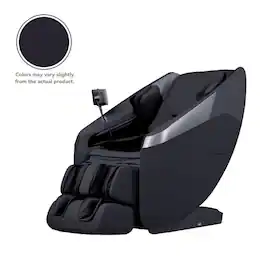 Osaki - 3D+ Nova II Shiatsu Zero Gravity Massage Chair with Triple Foot Rollers - Black