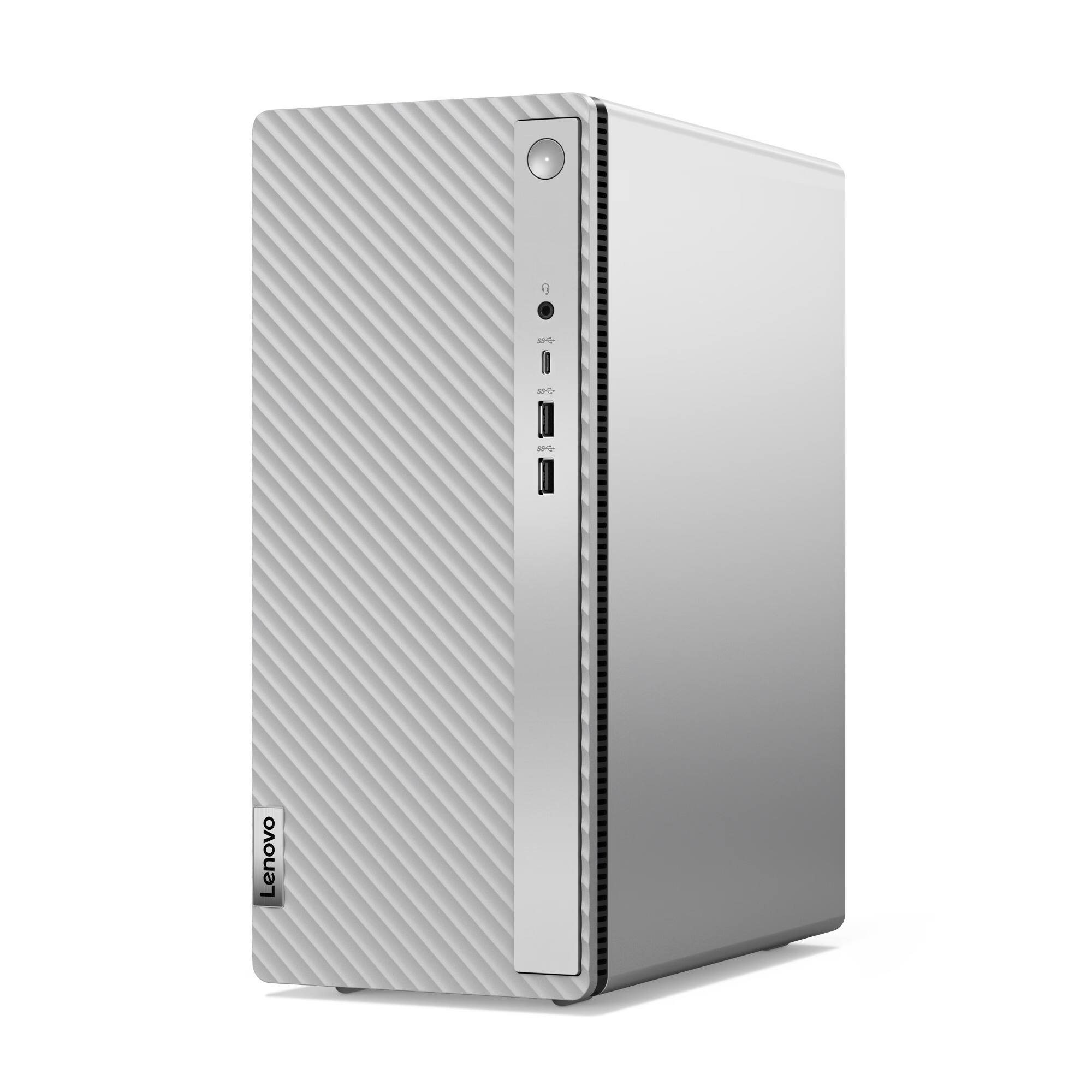 Lenovo - Refurbished Excellent - IdeaCentre Tower 14IRR9 Desktop Intel Core i7-14700 16GB 512GB SSD W11H - Cloud Grey