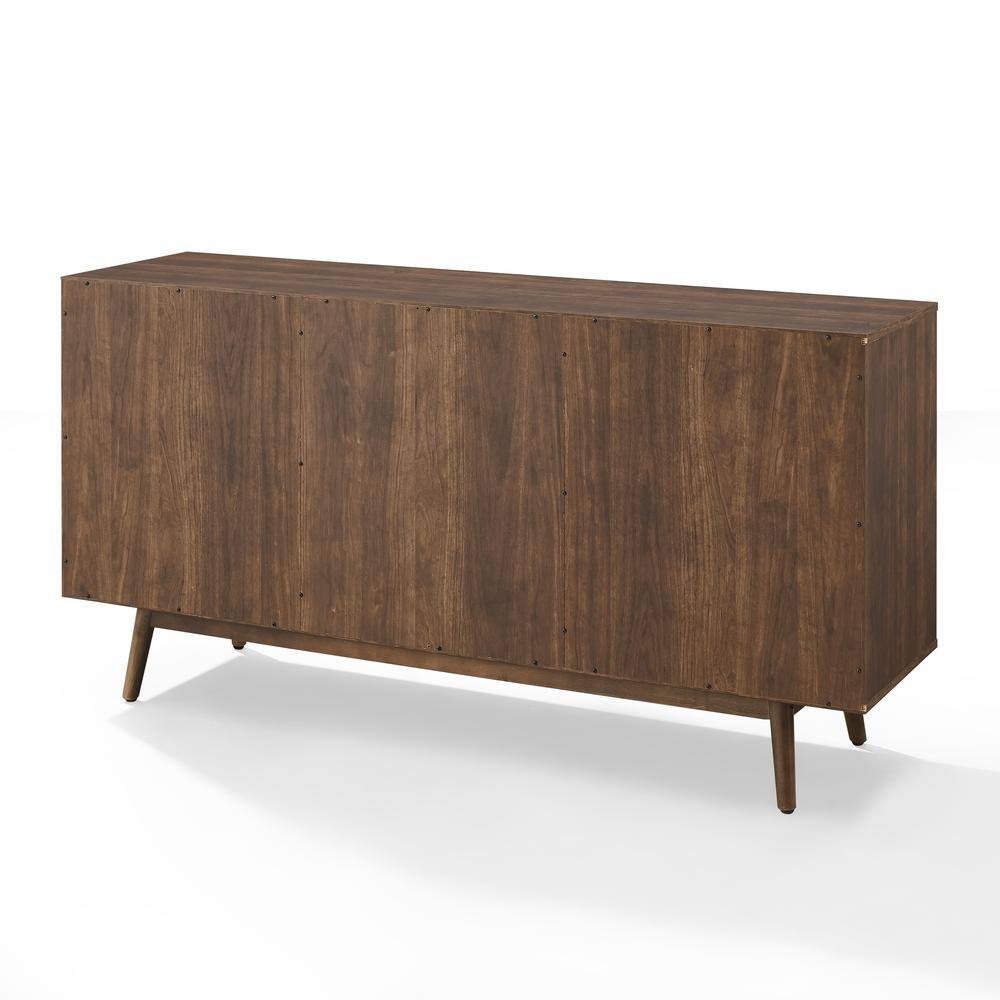 Angle. Crosley Furniture - Lucas Sideboard - Brown.