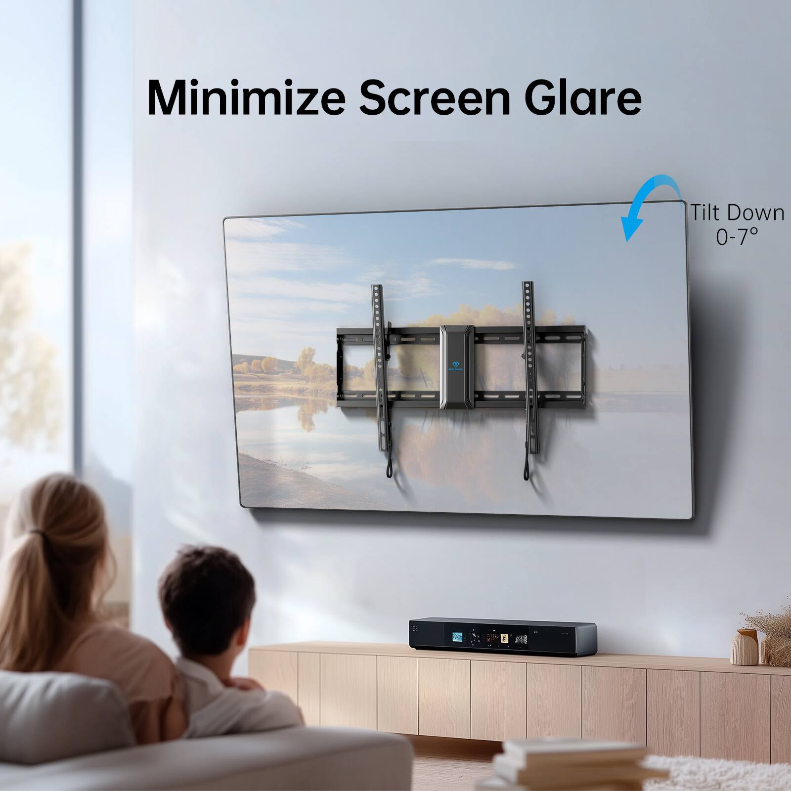 Minimize Screen Glare

Tilt Down 0-7°