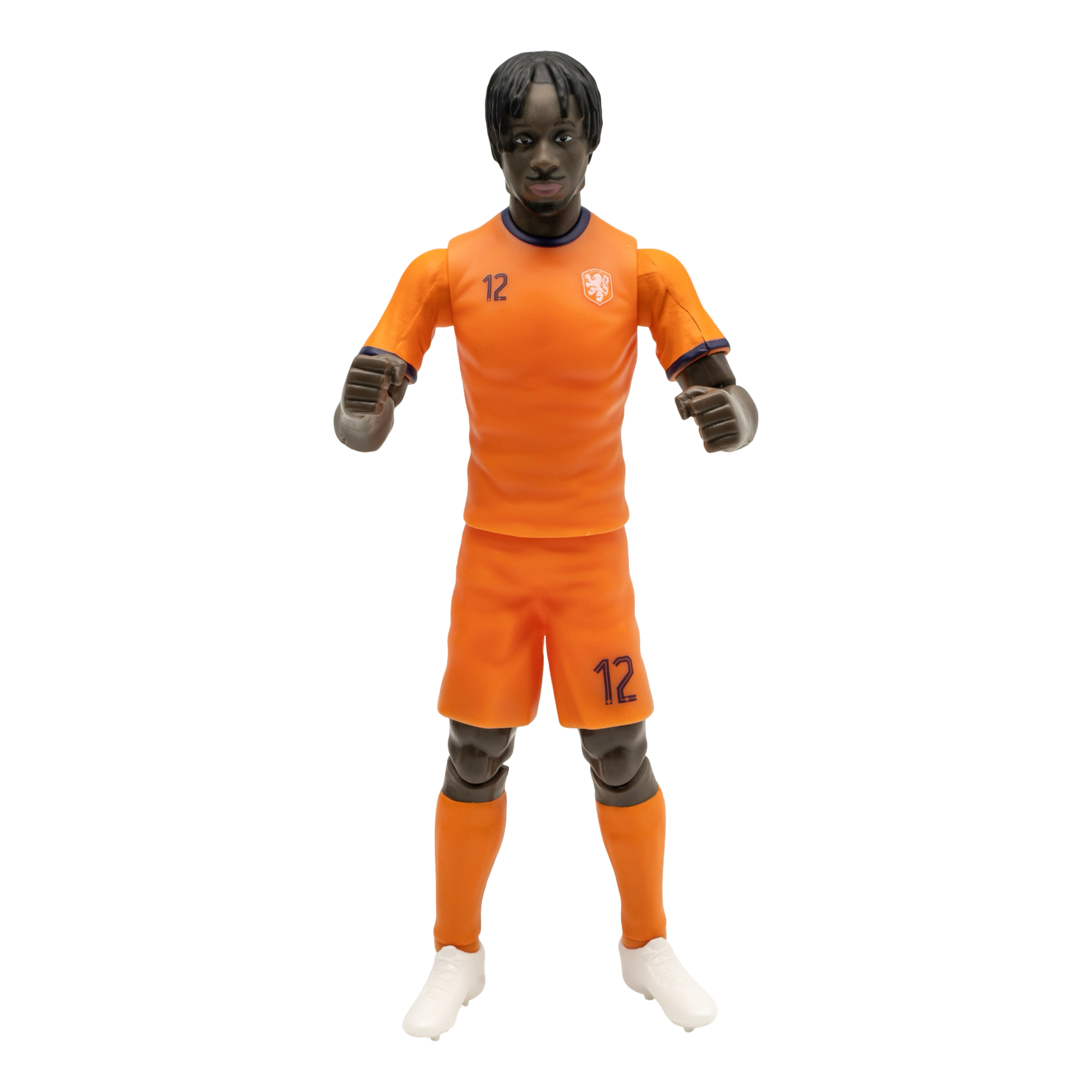 Alt View 3. Banbo Toys - Banbo Toys SOCKERS Netherlands National Jeremie Frimpong 8" Collectible Soccer Action Figure.