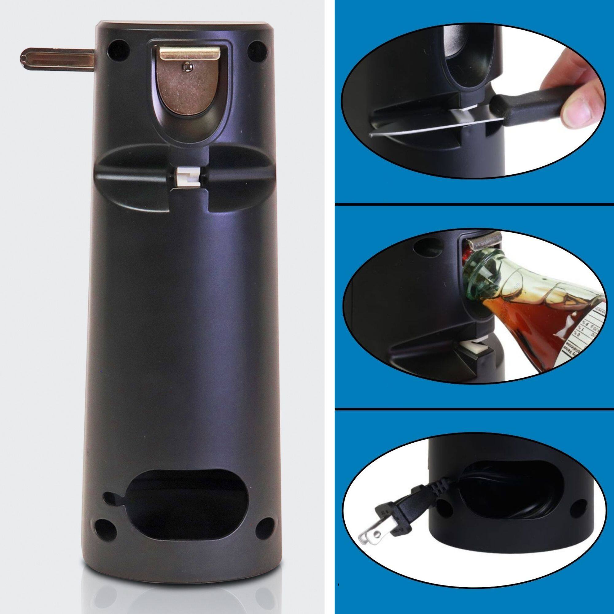 Left. Kenmore - 3-In-1 Electric Can Opener, Knife Sharpener & Bottle Opener.