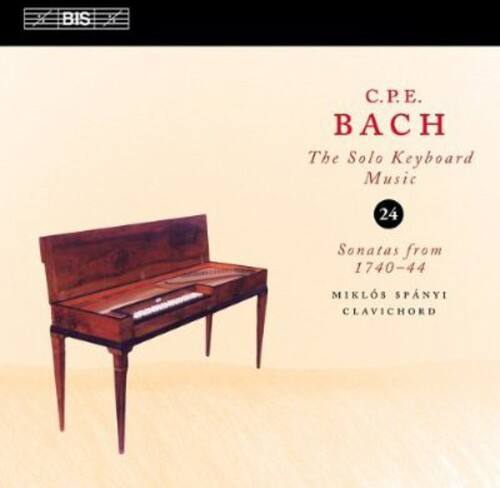 C.P.E. BACH  
The Solo Keyboard Music  
24 Sonatas from 1740-44  
MIKLOS SPANYI  
CLAVICHORD