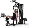 Mikolo - Home Gym Station, Workout Station with 150LBS Weight Stack, Home Gym Equipment for All Body Training - Black