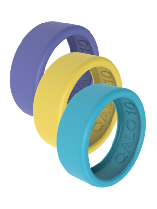 Front. QALO - Unisex QRNT SLIM 3pk Electric Covers Size 09 - Electric.