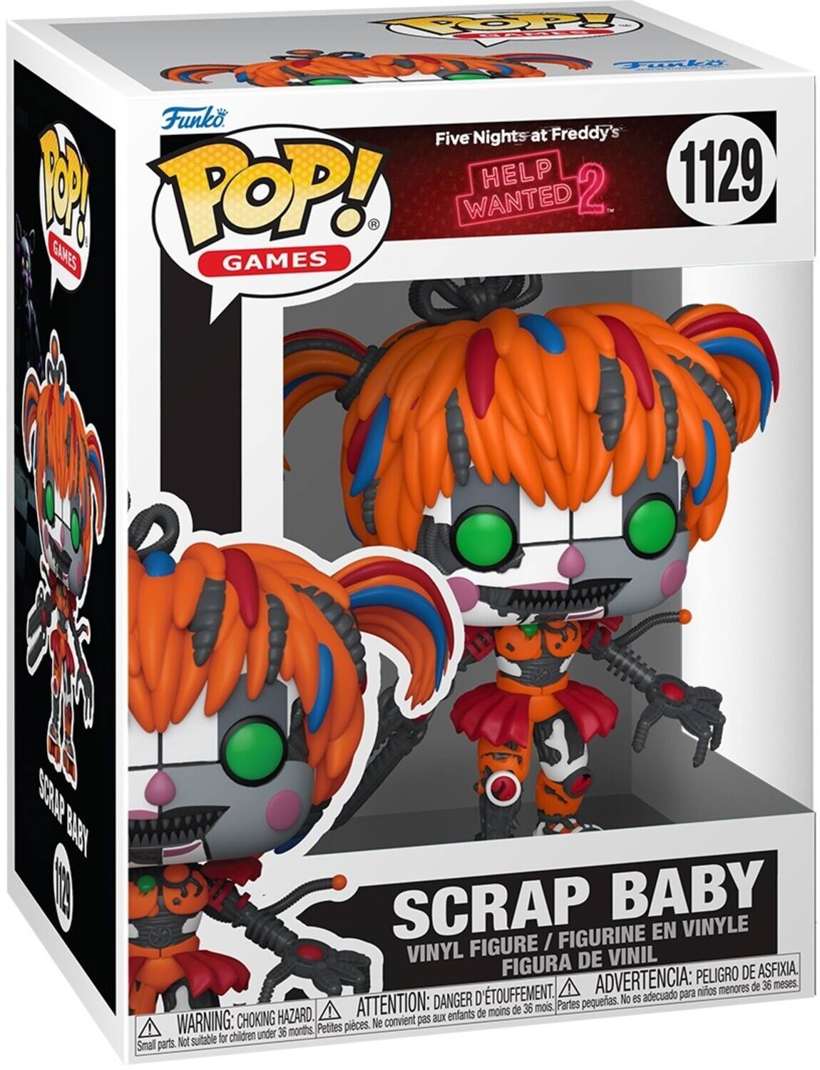 PP Foli Funko POP! Five Nights at Freddy's HELP WANTED 2 1129 GAMES GAMES SRAP BABY FIGURINE EN VINYLE FIGURE I/ VINYL DE VINIL FIGURA DE VINIL PELIGRO DE ASFIXIA. D'TOUFFEMENT. ADVERTENCIA: para niños menores de 36 meses. DANGER D pequeras. No es adecuado HAZARD. ATTENTION: enfants de moins de 36 mois Partes WARNING: CHOKING Ne convient pas aux under 36 months Petites pices. Not suitable for children Smal parts