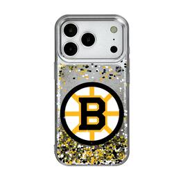 Keyscaper - NHL - Boston Bruins - iPhone Confetti Glitter Case - 13 - Multicolor