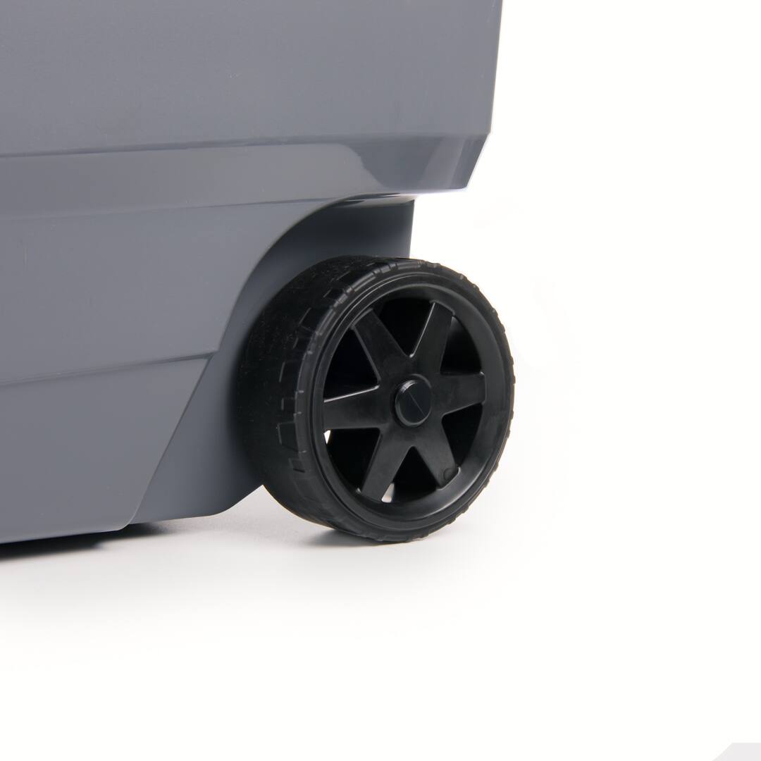 Alt View 3. Igloo - IGLOO MaxCold 40 Qt Rolling Cooler, Carbonite/Aegean Sea Blue - Carbonite/Aegean Sea Blue.