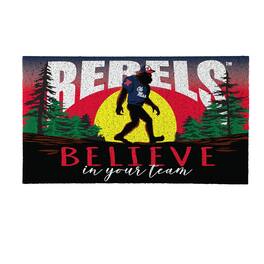 Evergreen Enterprises - Ole Miss Rebels 28" x 16" Bigfoot Believe in Your Team Turf Door Mat - Multicolor