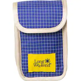 The Long Weekend - Point and Shoot Camera Pouch - Creme-Multi