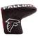 Front. Team Golf - Atlanta Falcons Quilted Blade Putter Cover - Multicolor.