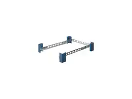 RackSolutions - 1U Universal Rail, 24" Depth, 10"-31.5" Adjust, Wirebar - Dell, HP, IBM, Apple - Black