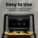 Easy to Use
Intuitive touch controls and shake notifications for easy cooking
F 400 C +
Shake
START STOP
TIME TEMP
CHEFMAN