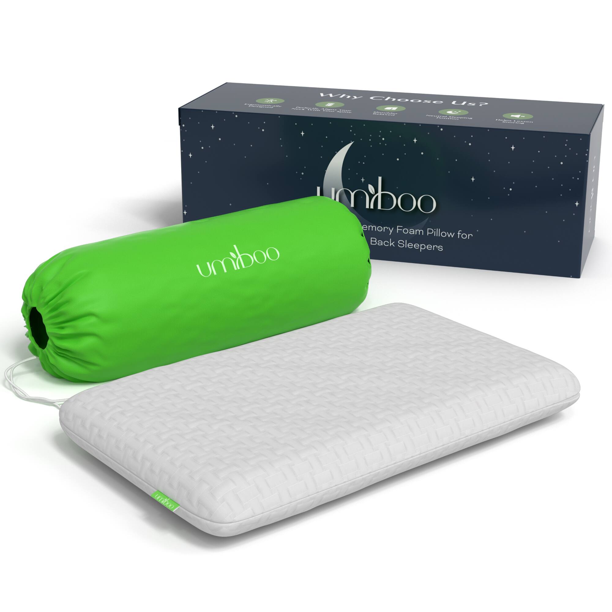 Why Choose Us?  
1. Addadaa  
2. C I g  
3. umiboo  
4. Memory Foam Pillow for Back Sleepers  
5. umiboo