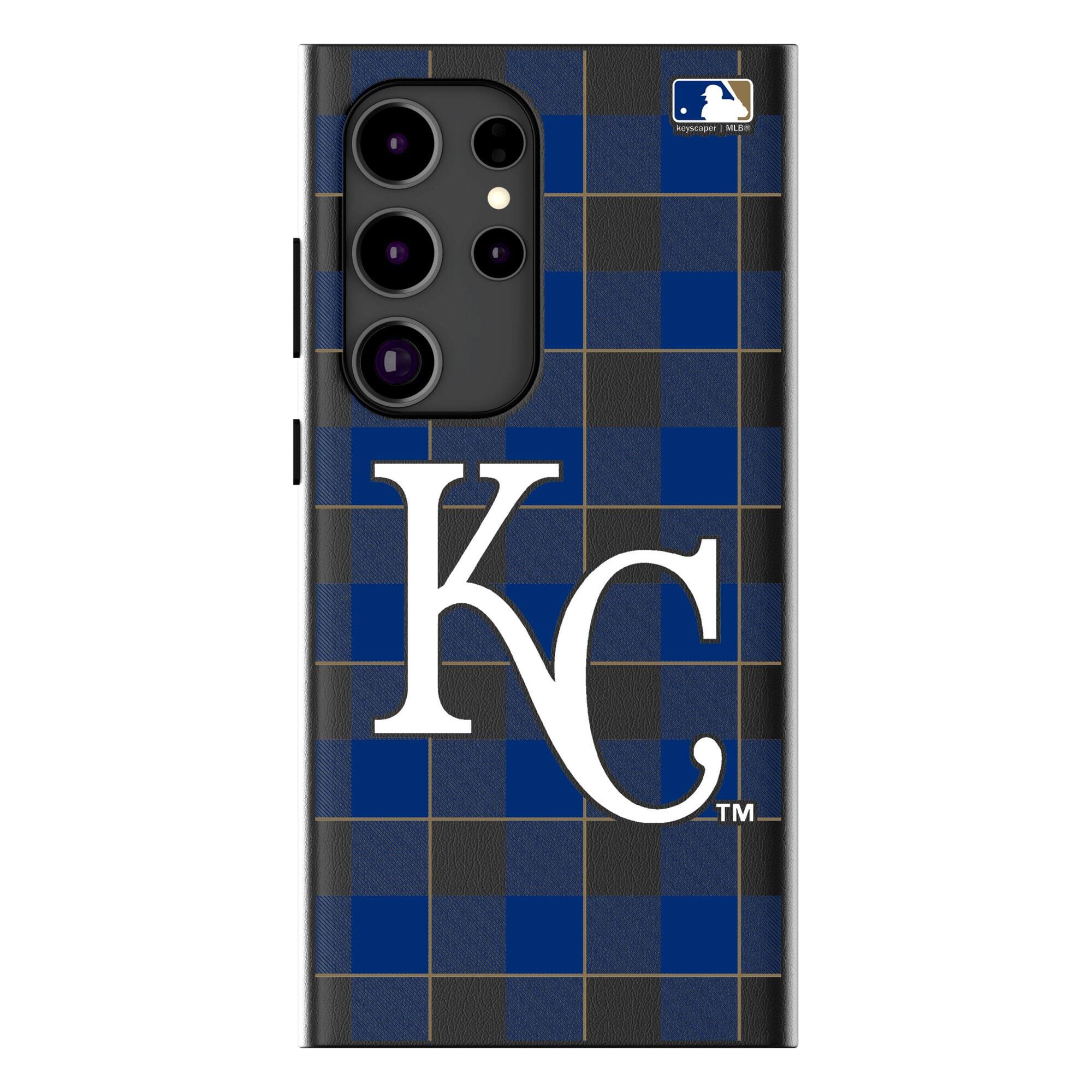 Keyscaper - MLB - Kansas City Royals Plaid Galaxy Magnetic Bump Case - S25 Ultra - Black price history on PriceWatchPro